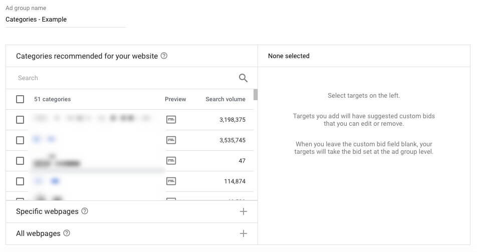 Dynamic Search Ads - Categories examples - 13