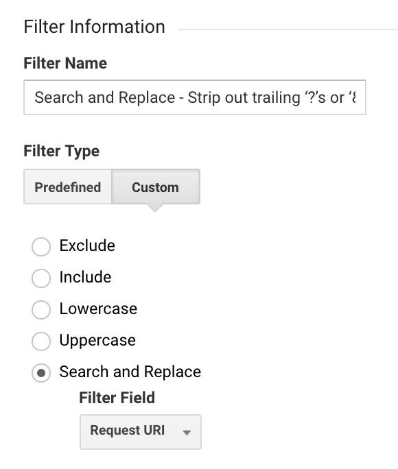 Search and Replace - Strip out trailing ‘-’s or ‘&’s on page paths