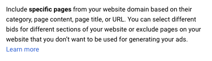 Dynamic Search Ads - Specific Pages - 14