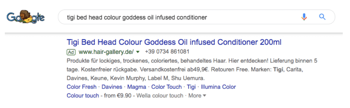 Dynamic Search Ads - example - 4