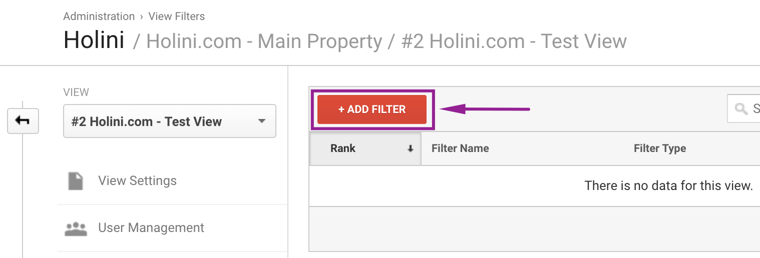 How to Fix m/lm/l.facebook.com in Google Analytics: STep 3: add filter google analytics