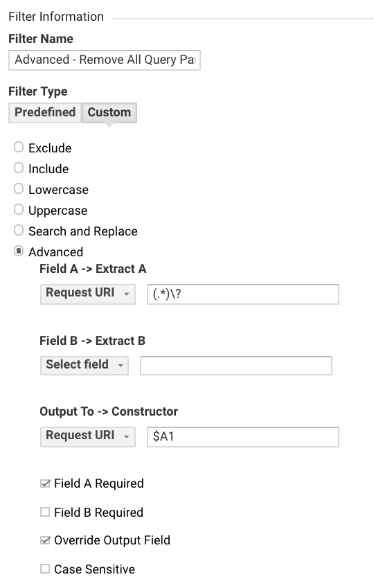 Remove All Query Parameters from Page Paths