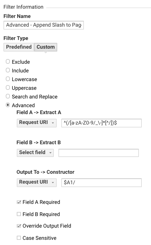 Append Slash to Page Paths